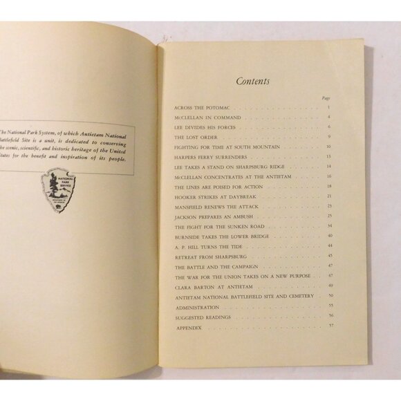 Antietam National Battlefield Site Historical Handbook 31 Frederick Tilberg 1961 - Picture 3 of 5